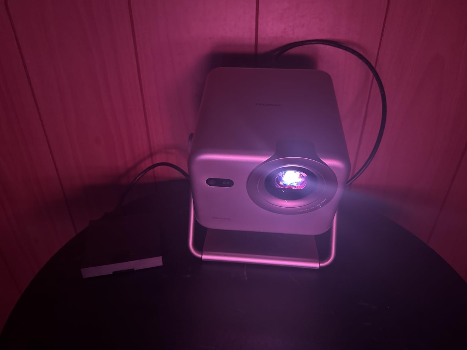 Hisense M2 Pro, Triple Laser Smart Portable Lifestyle Projector, 4K UHD customer photo 2