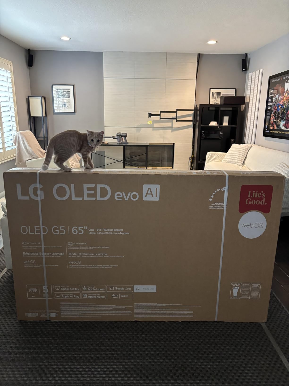 LG OLED55G5W 55 inch Class G5 Series 4K OLED evo AI Smart TV customer photo 1