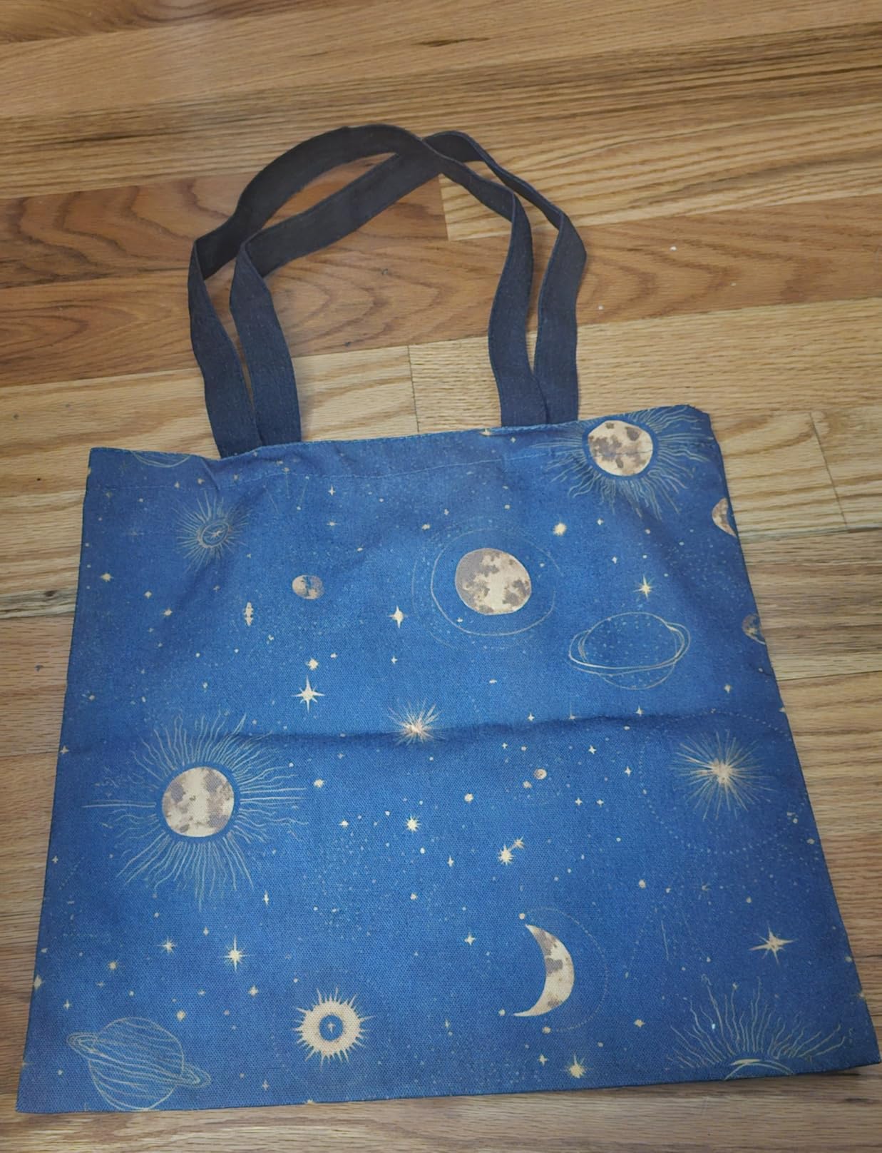Aesthetic Canvas Tote Bag, Cute Reusable Bags for Women with Inner Pocket customer photo 1