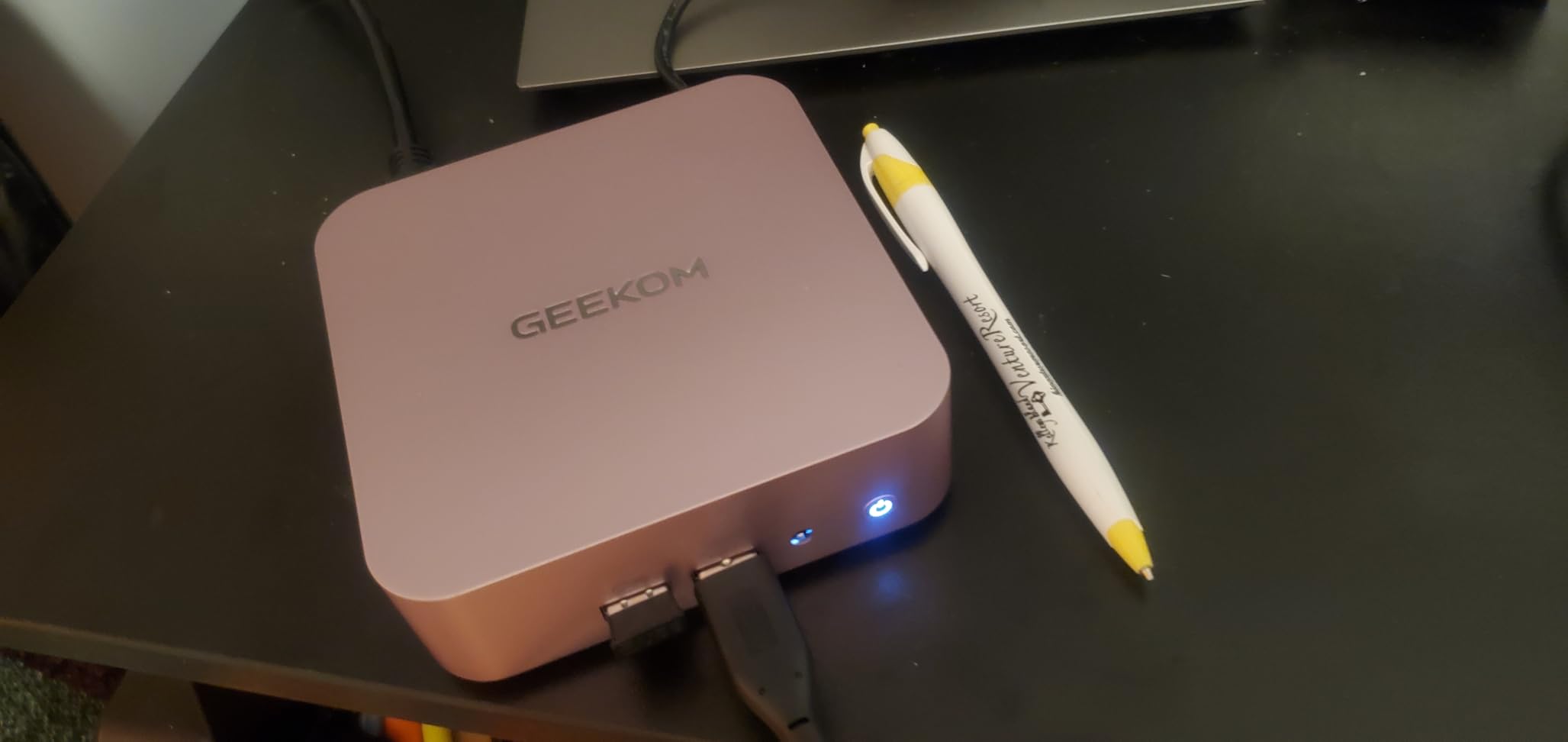GEEKOM A6 Aurora Edition Mini PC with AMD Ryzen 7 6800H, 32GB DDR5 RAM(Upgradable, Not LPDDR) 1TB PCIe 4.0 NVMe SSD, Compact Aluminium Design Desktop Computer, USB4/8K/Wi-Fi 6E/SD Slot customer photo 1