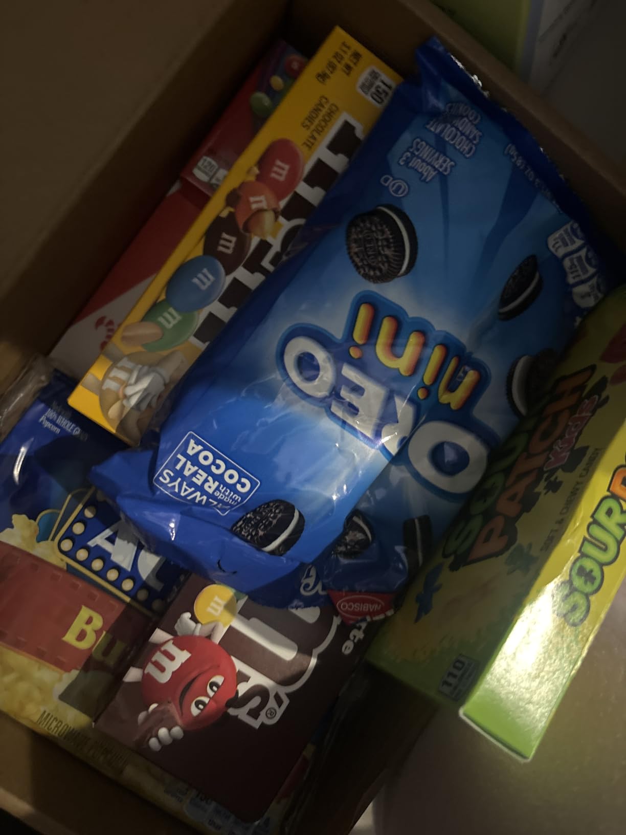 Movie Night Supplies - Movie Gift Basket with Candy Variety & Snack Trays by CraveKraft customer photo 2
