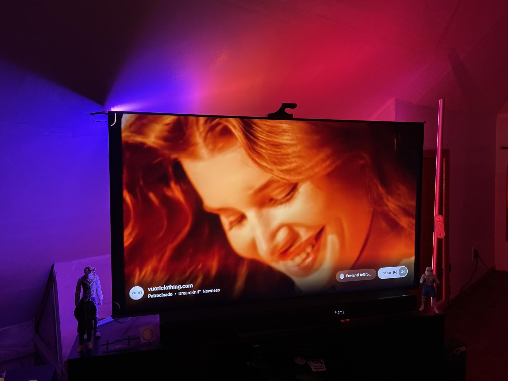 Govee TV Backlight 3 Pro with HDR Triple Camera, 11.8ft 5-in-1 RGBWWIC LED Strip Lights that Change with 55-65 Inch TVs, 75LEDs/m, Supports AI Filter, Smart App and Voice Control, DreamView Sync customer photo 2