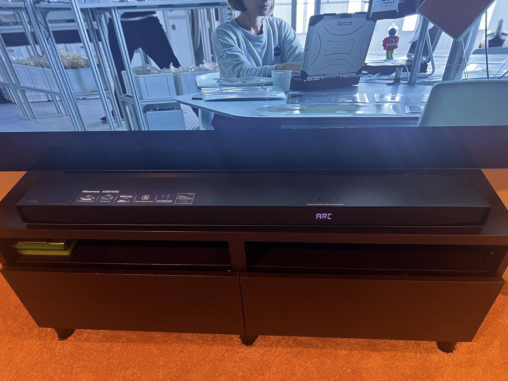 Hisense AX5140Q 5.1.4ch Home Theater Soundbar with Wireless Subwoofer and Rear Surround Speakers, Up-Firing Speakers, Dolby Atmos, DTS:X, Bluetooth 5.3, HDMI eARC, App Control & Remote Control, 7 EQ Modes customer photo 1