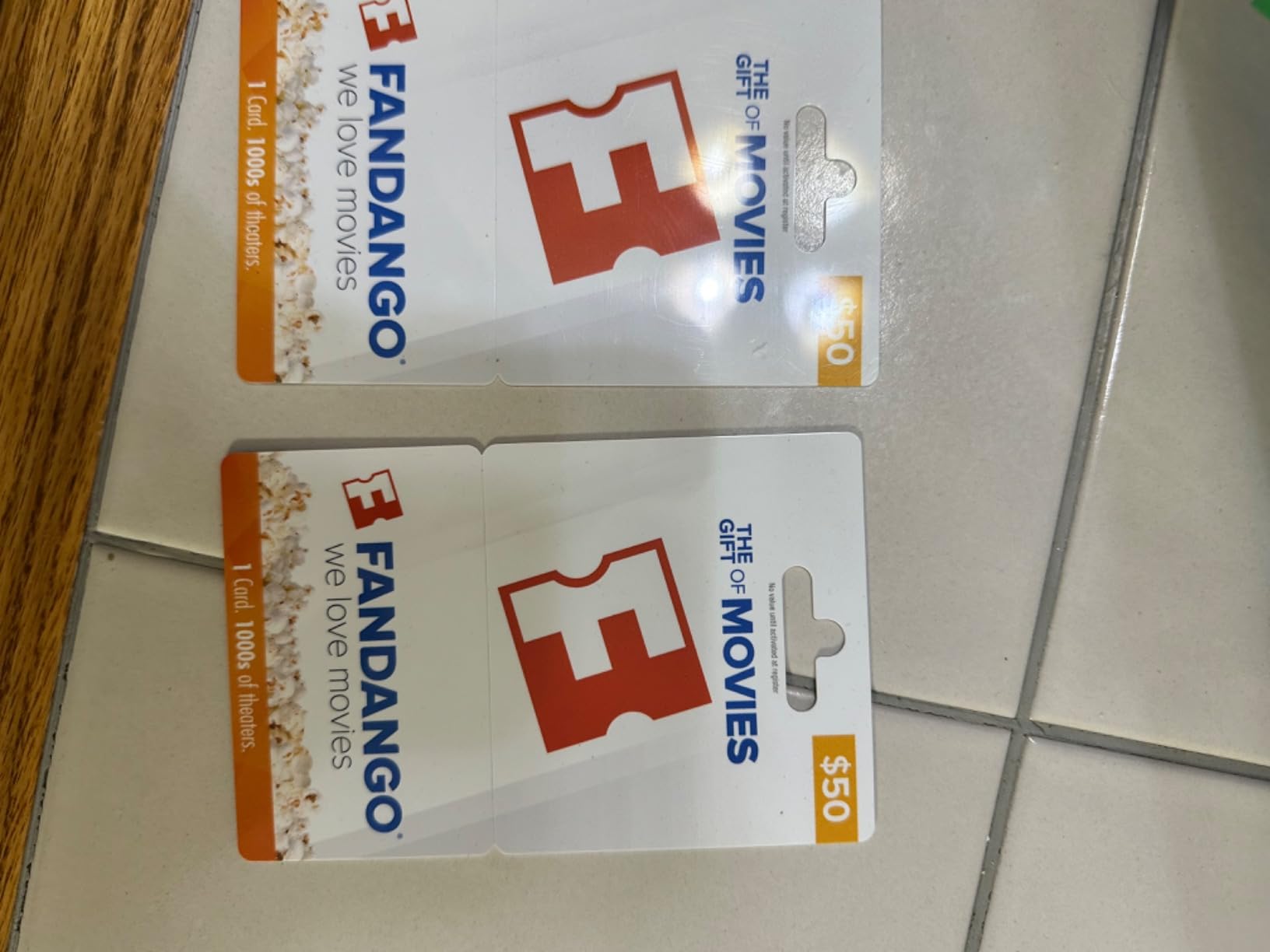 Fandango Physical Gift Card | Fandango - $50 customer photo 1