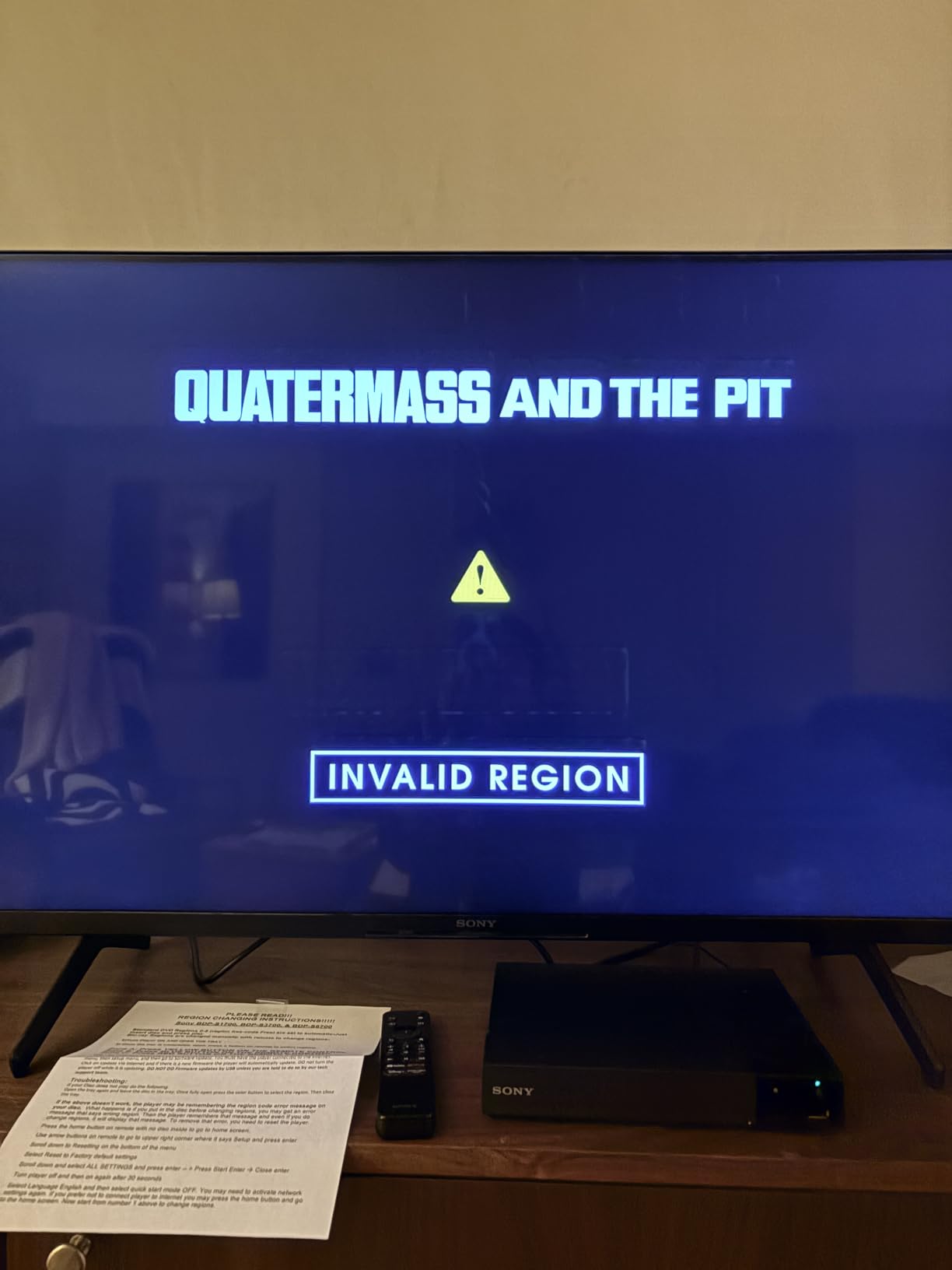 Region Free Blu-Ray Player Compatible with Sony BDP-S1700U Multi Region Code Free | Blu-Ray Regions A, B, C | DVD Regions 0-8 with Dynastar 6FT HDMI Bundle customer photo 1