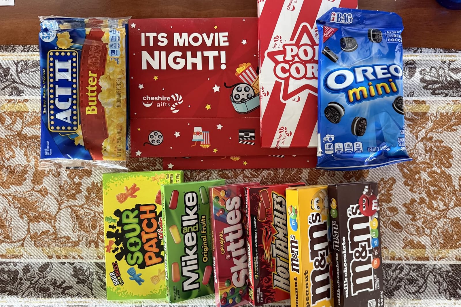Movie Night Gift Basket - Movie Night Supplies, Candy & Popcorn Gift Set | Movie Night Snack Trays, Popcorn Bags, Christmas Gift Baskets For Families - Snack Gift Basket with Scratch-off Cards customer photo 2