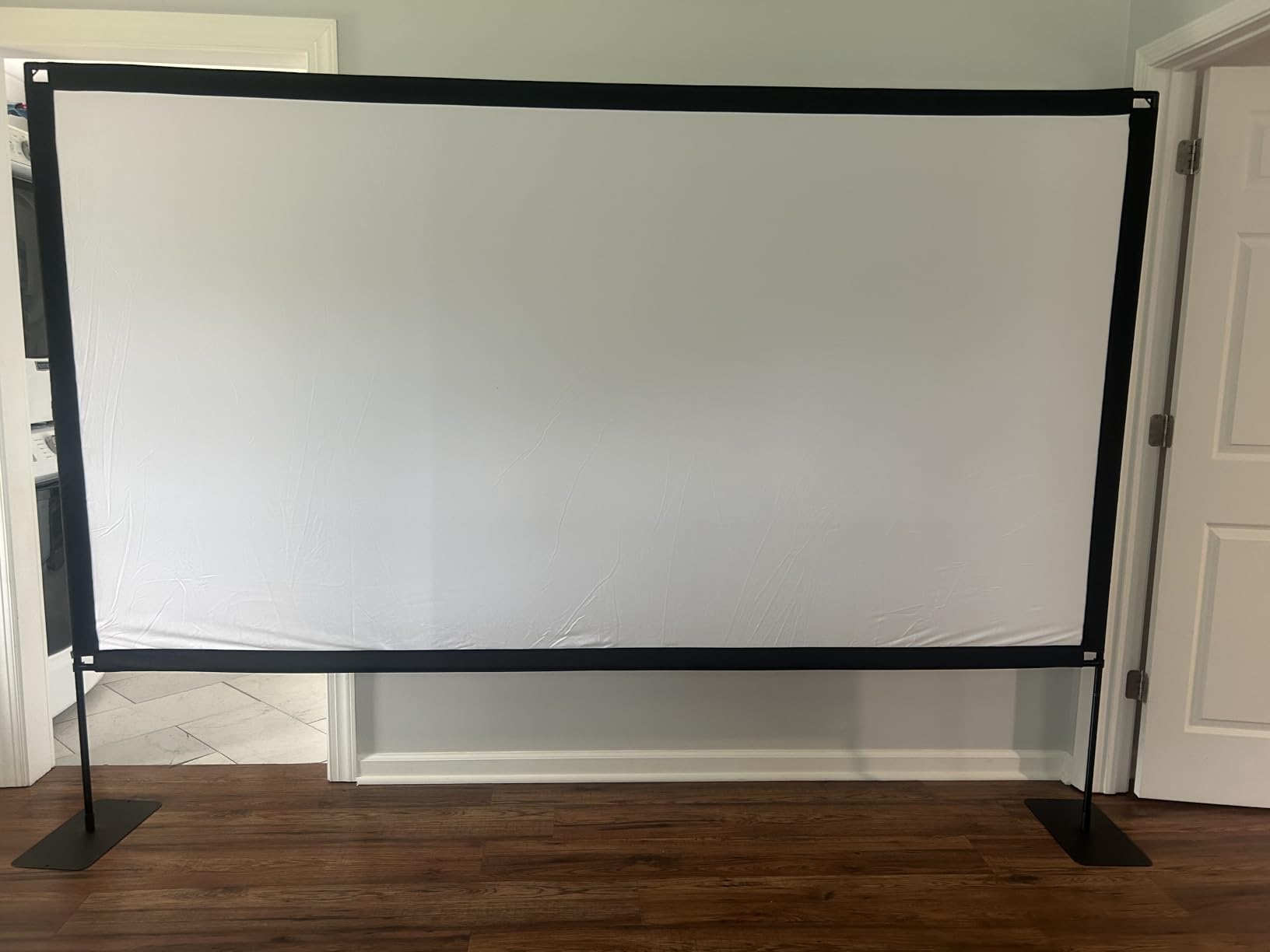 120inch Projector Screen with Stand customer photo 1