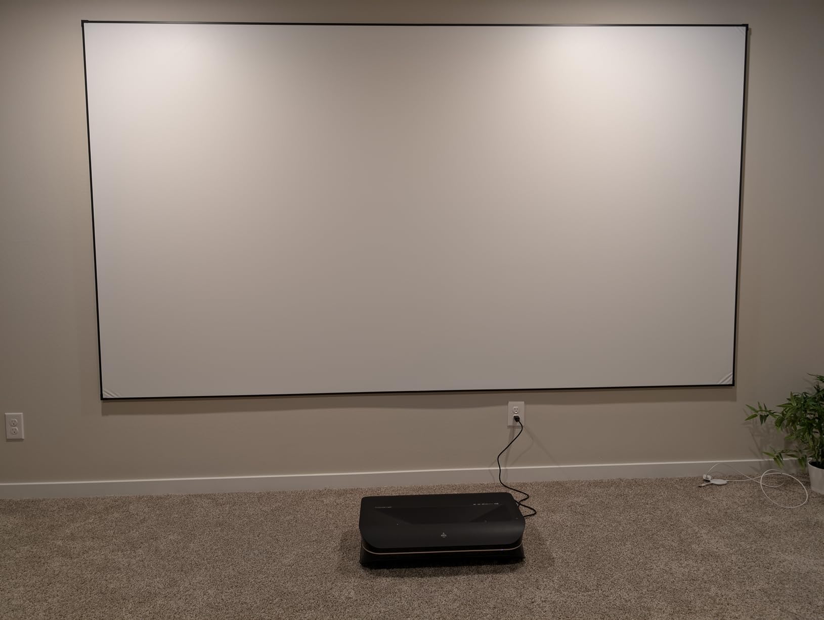 AWOL VISION Aetherion Max 4K Projector, Triple Laser UST Projector, 3300 ISO Lumens, Daytime Viewing, 200