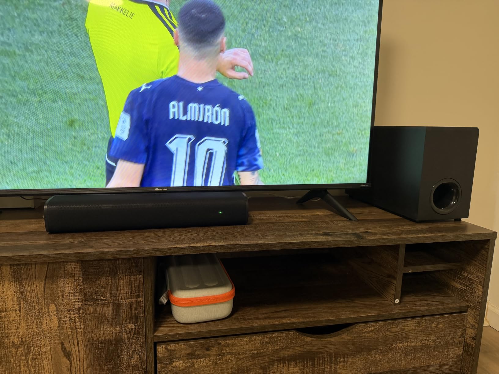 vibeadio Upgraded 110W Sound Bar for TV with 5.9