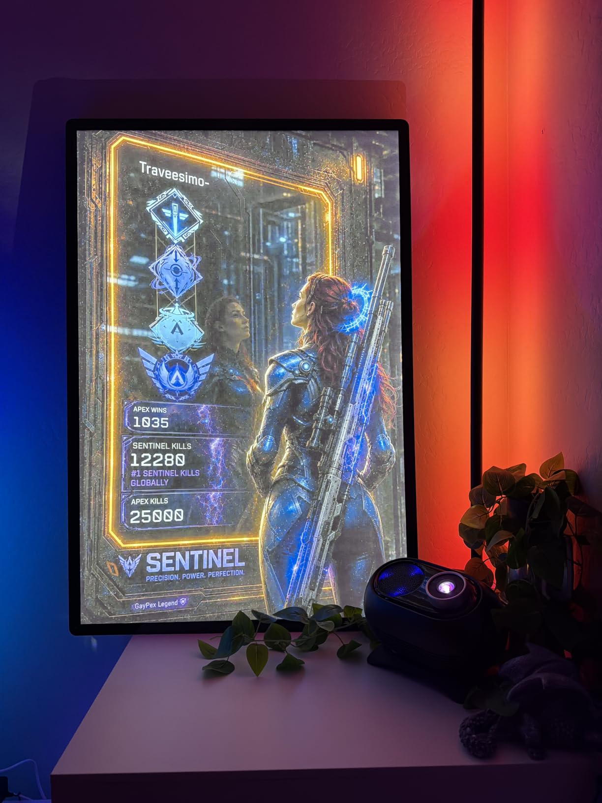 LYAYAN LED Backlit Light Box Frame for Movie Posters, 27 x 40 in, Black customer photo 1