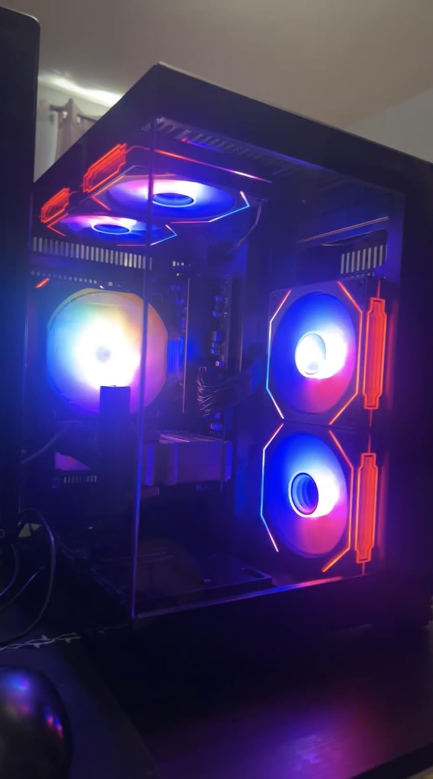 Gaming Desktop PC - Ryzen 5 4500, GeForce RTX 3050, 16GB DDR4 RAM, 512GB NVMe SSD, WiFi 6 - Desktop for Gaming, Streaming, School, Home Office & Everyday Use customer photo 1