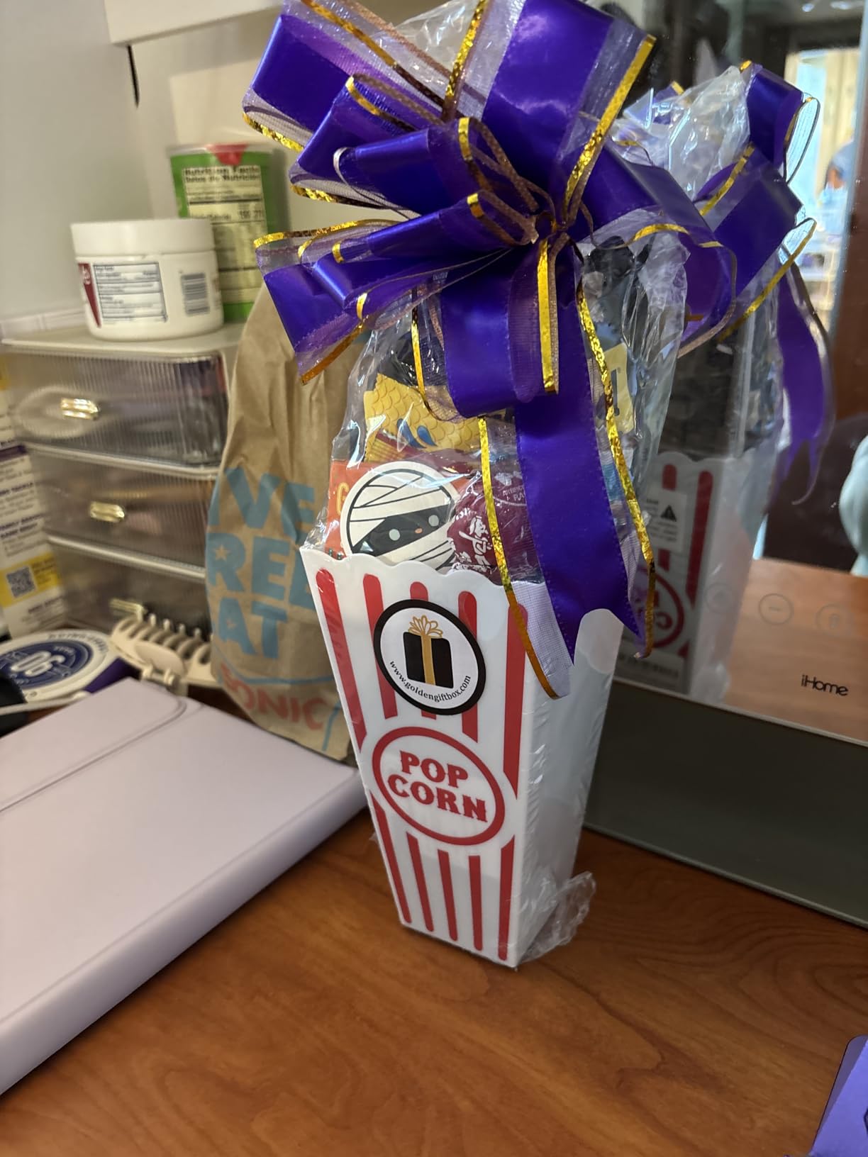 Movie Night Snack Box for Two with Gourmet Popcorn & Theater Candy customer photo 1