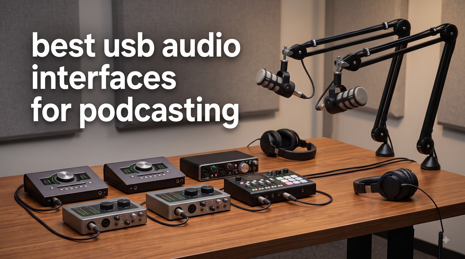 best usb audio interfaces for podcasting