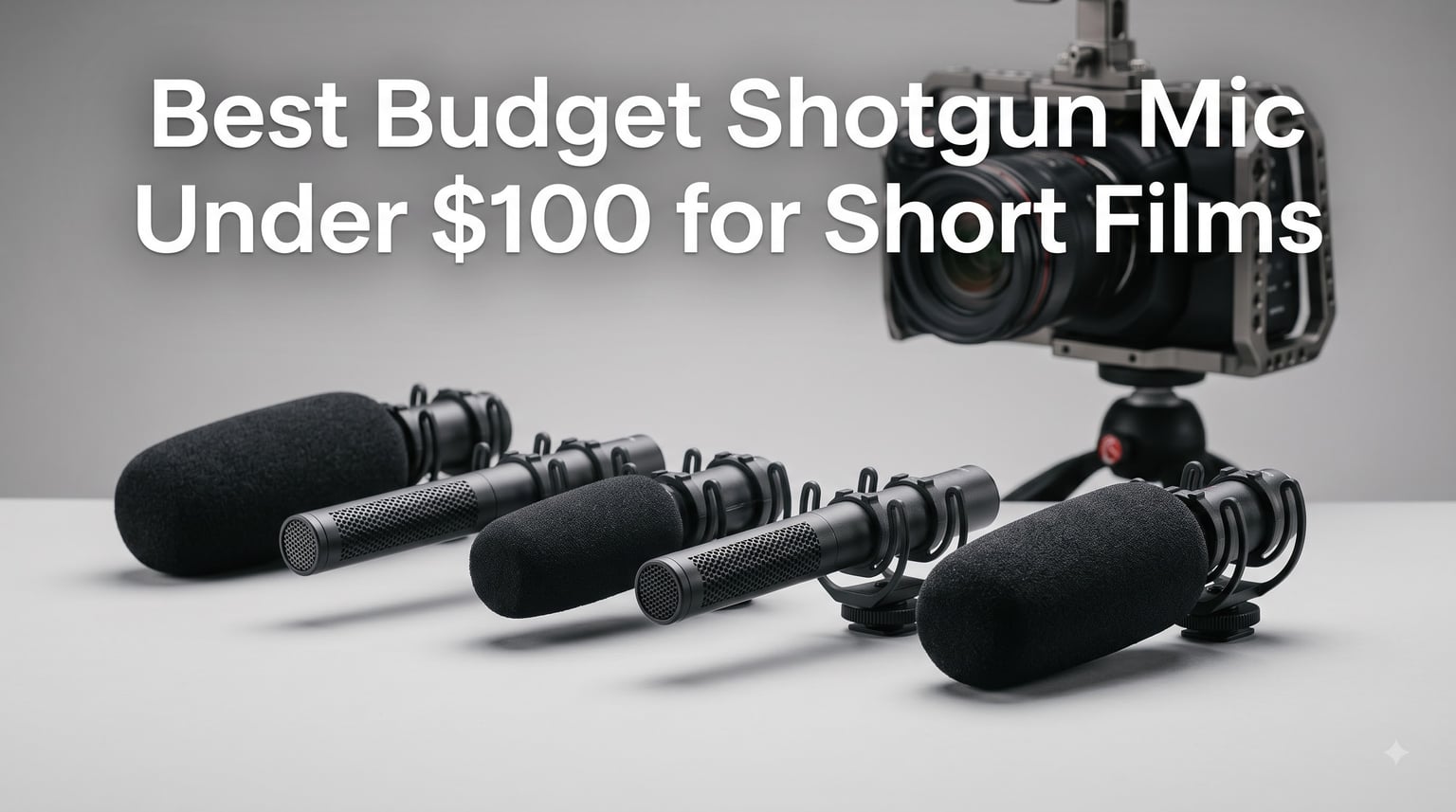Best Budget Shotgun Mic Under $100 for Short Films