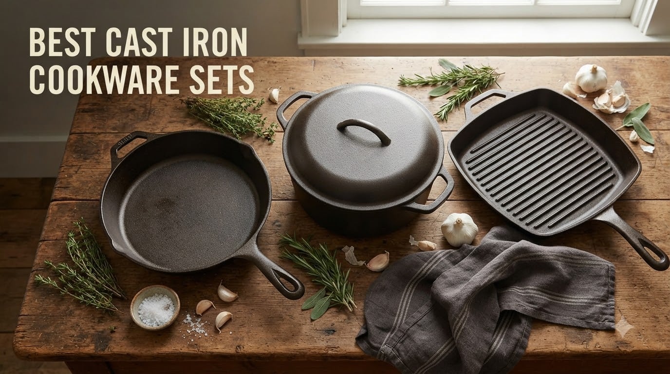 best cast iron cookware sets
