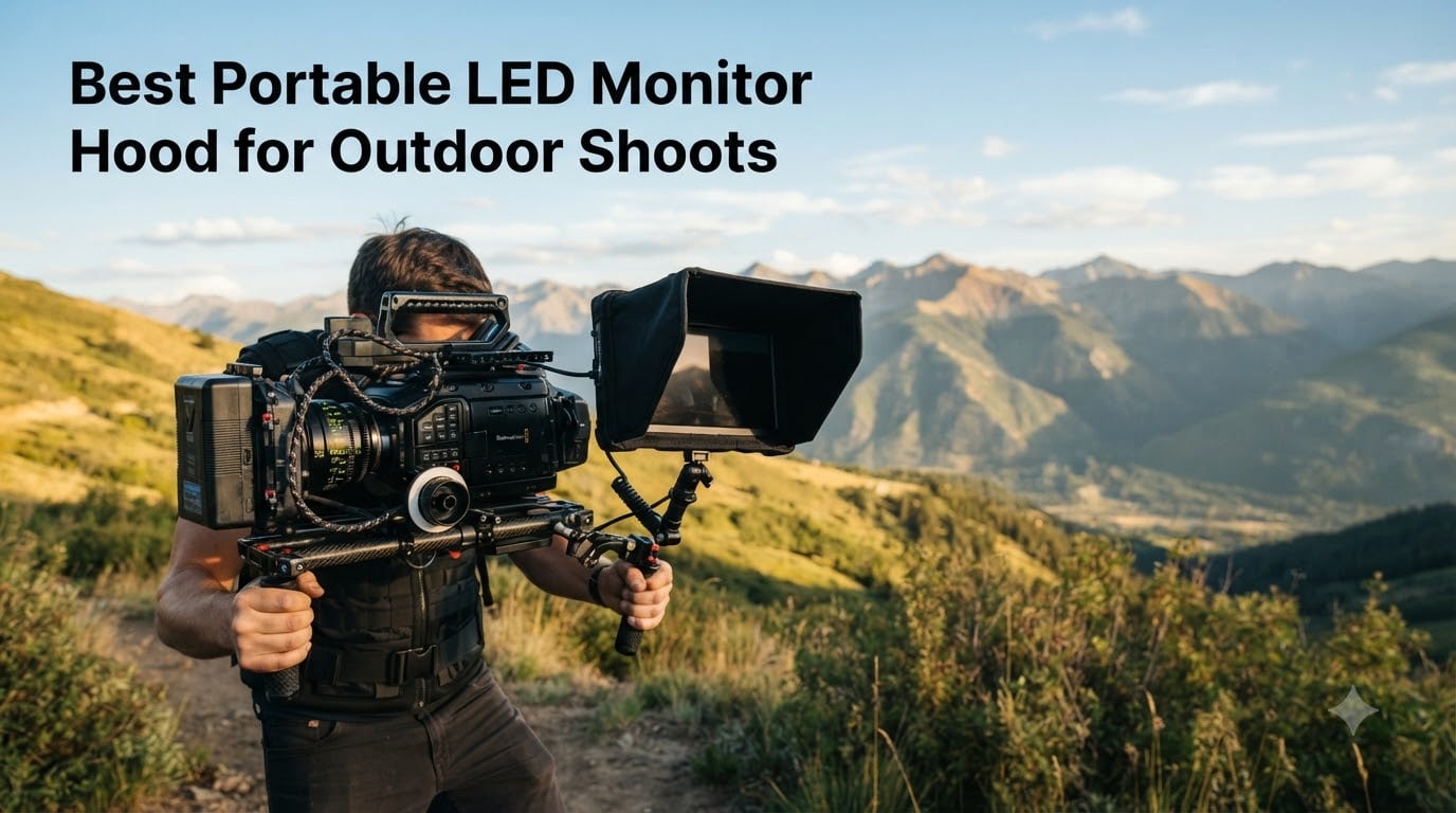 Best Portable LED Monitor Hood for Outdoor Shoots