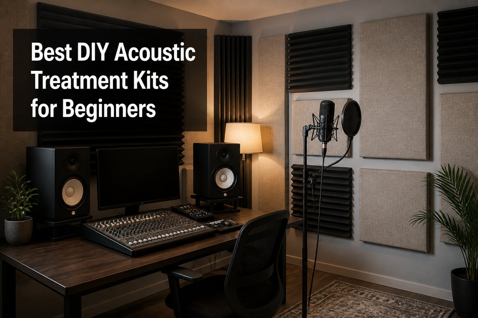 Best DIY Acoustic Treatment Kits for Beginners