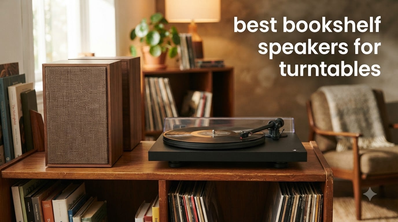 best bookshelf speakers for turntables