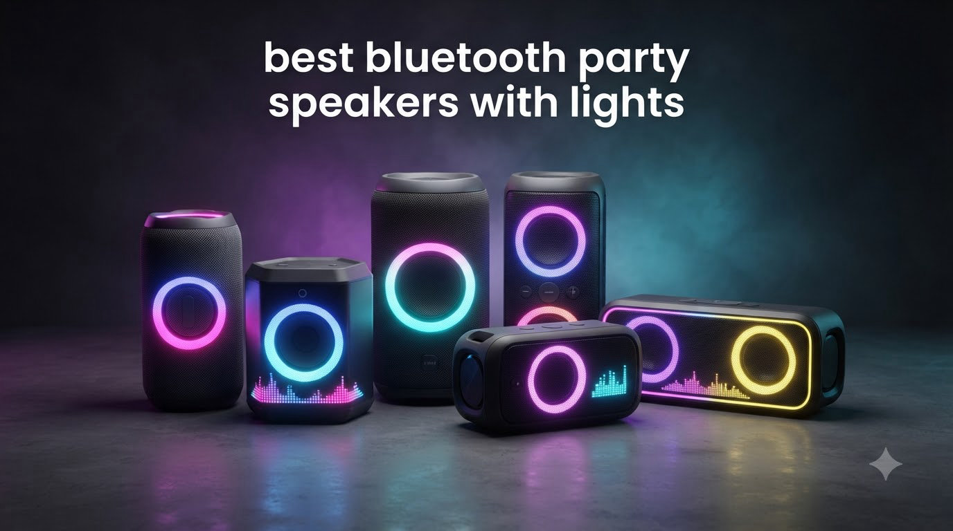 best bluetooth party speakers with lights