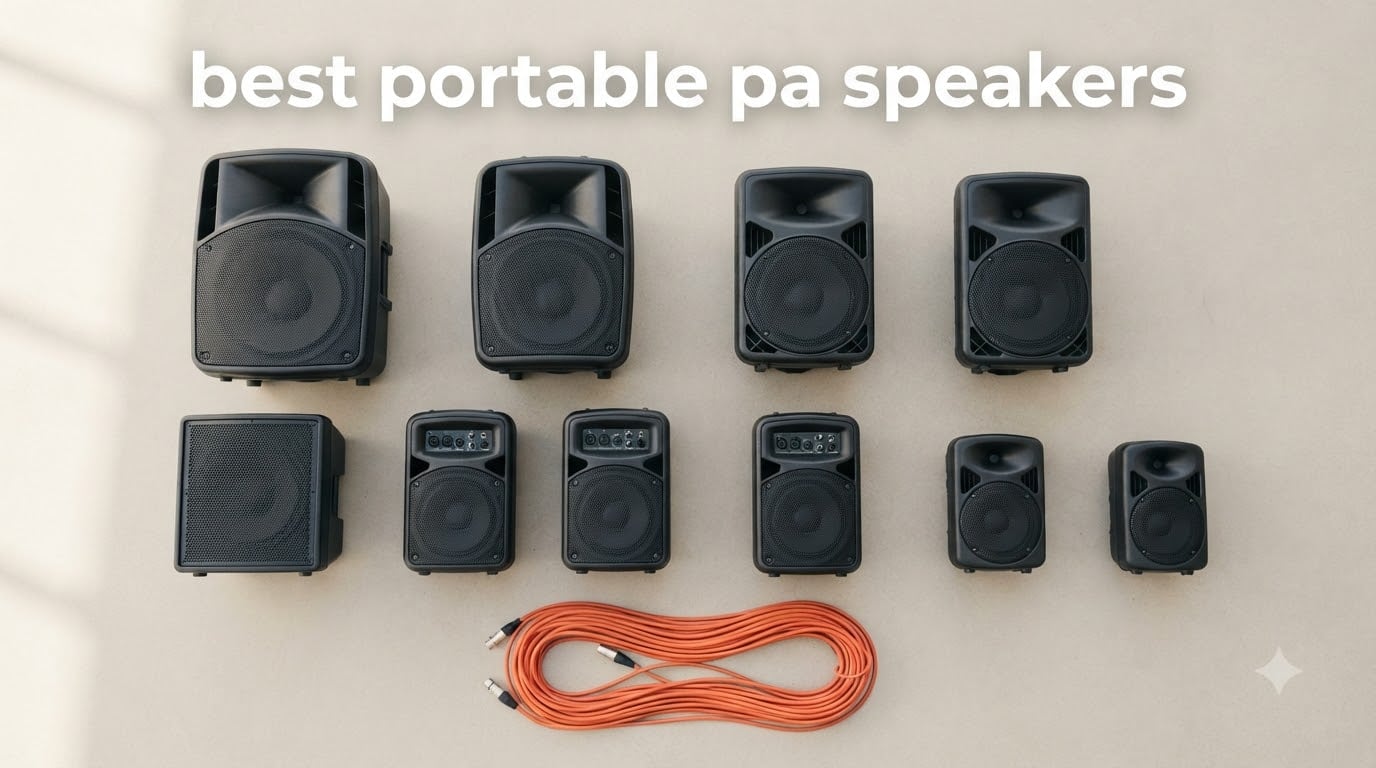 best portable pa speakers