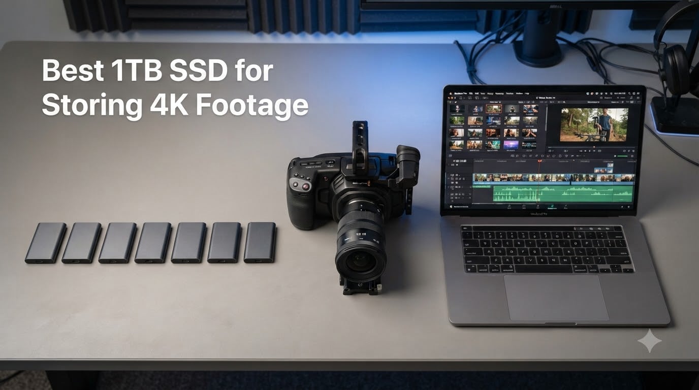Best 1TB SSD for Storing 4K Footage