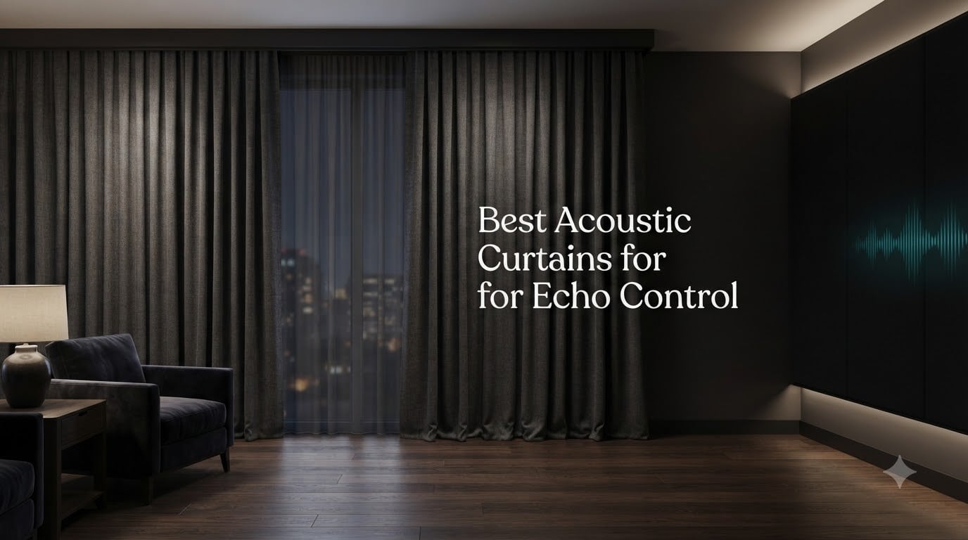 Best Acoustic Curtains for Echo Control