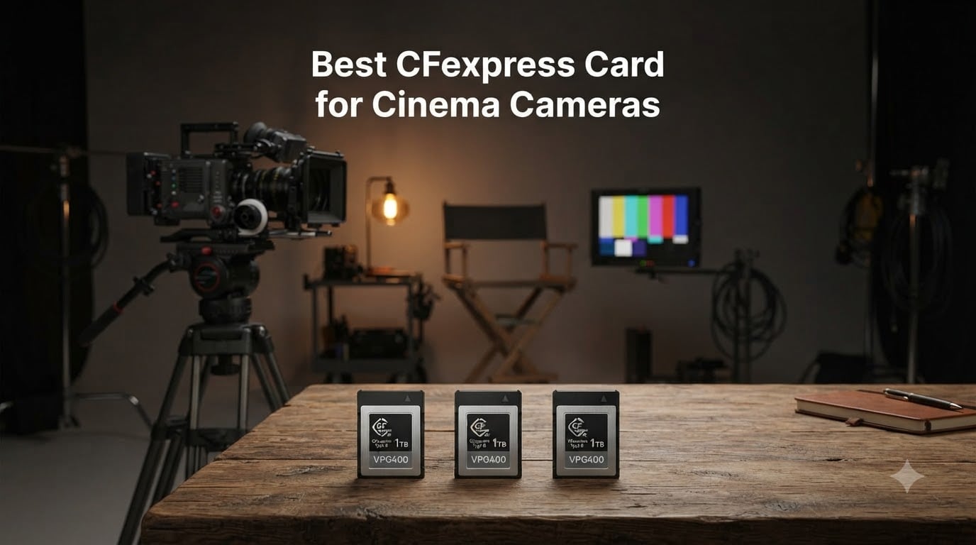 Best CFexpress Card for Cinema Cameras