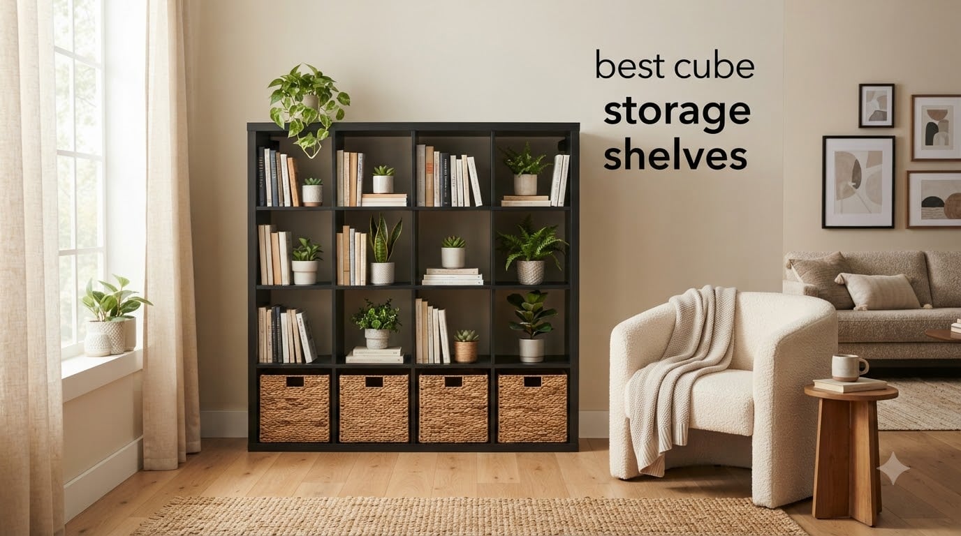best cube storage shelves
