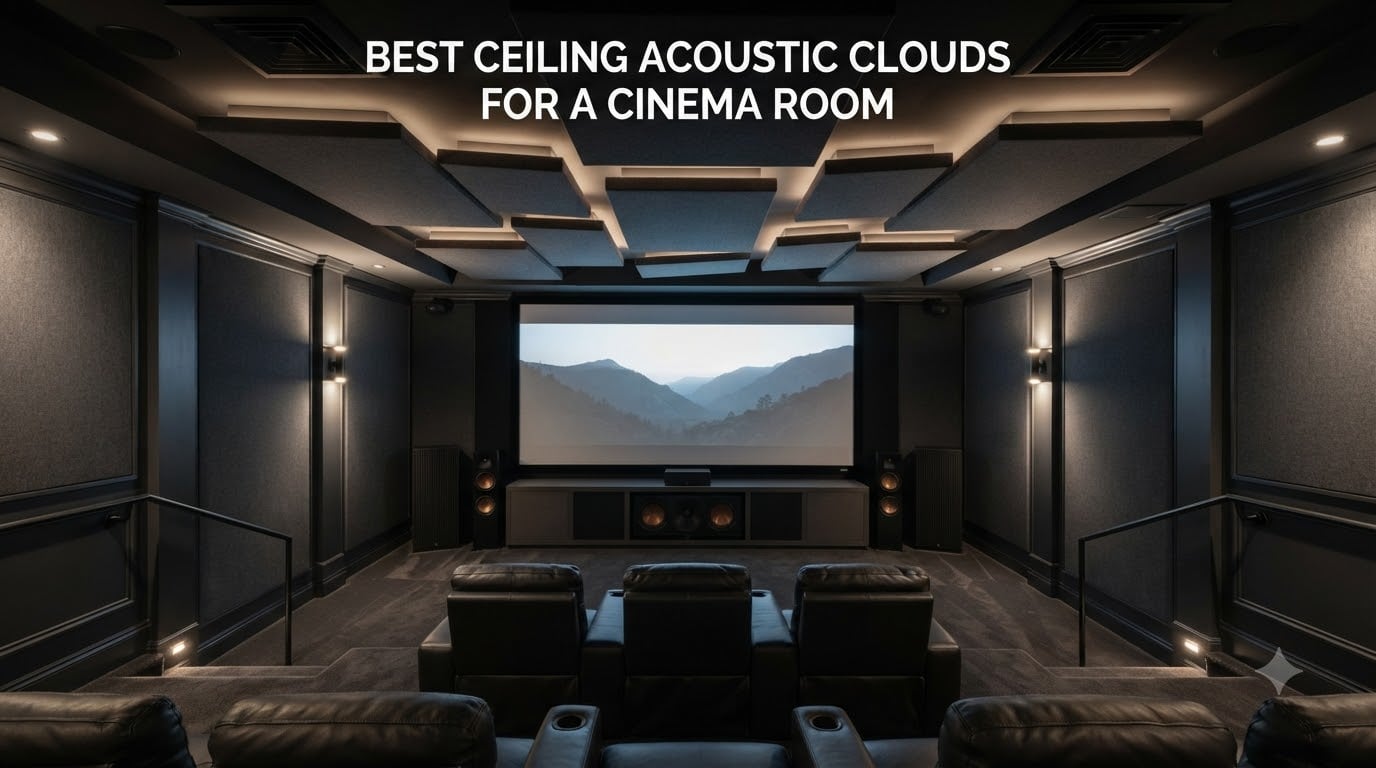 Best Ceiling Acoustic Clouds for a Cinema Room
