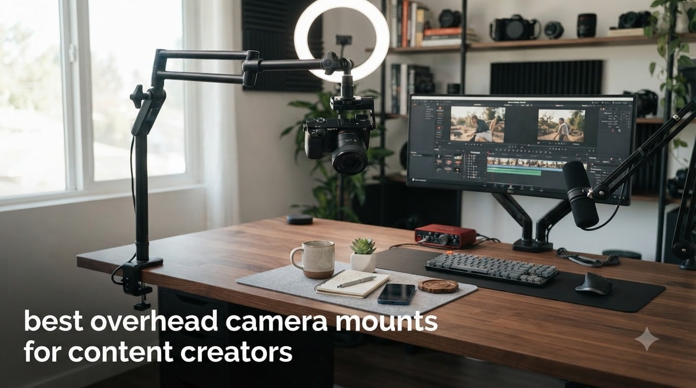 best overhead camera mounts for content creators