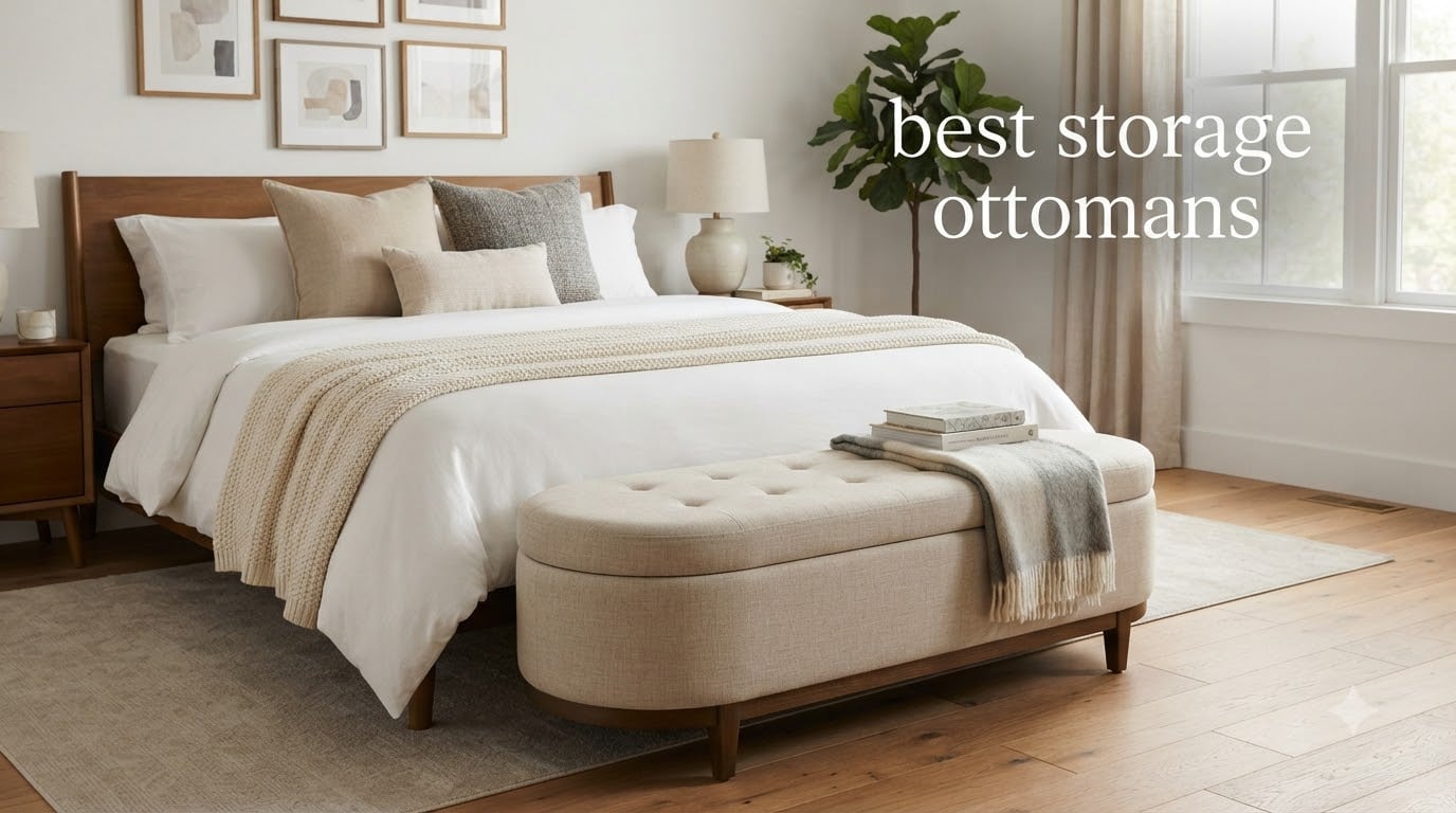 best storage ottomans