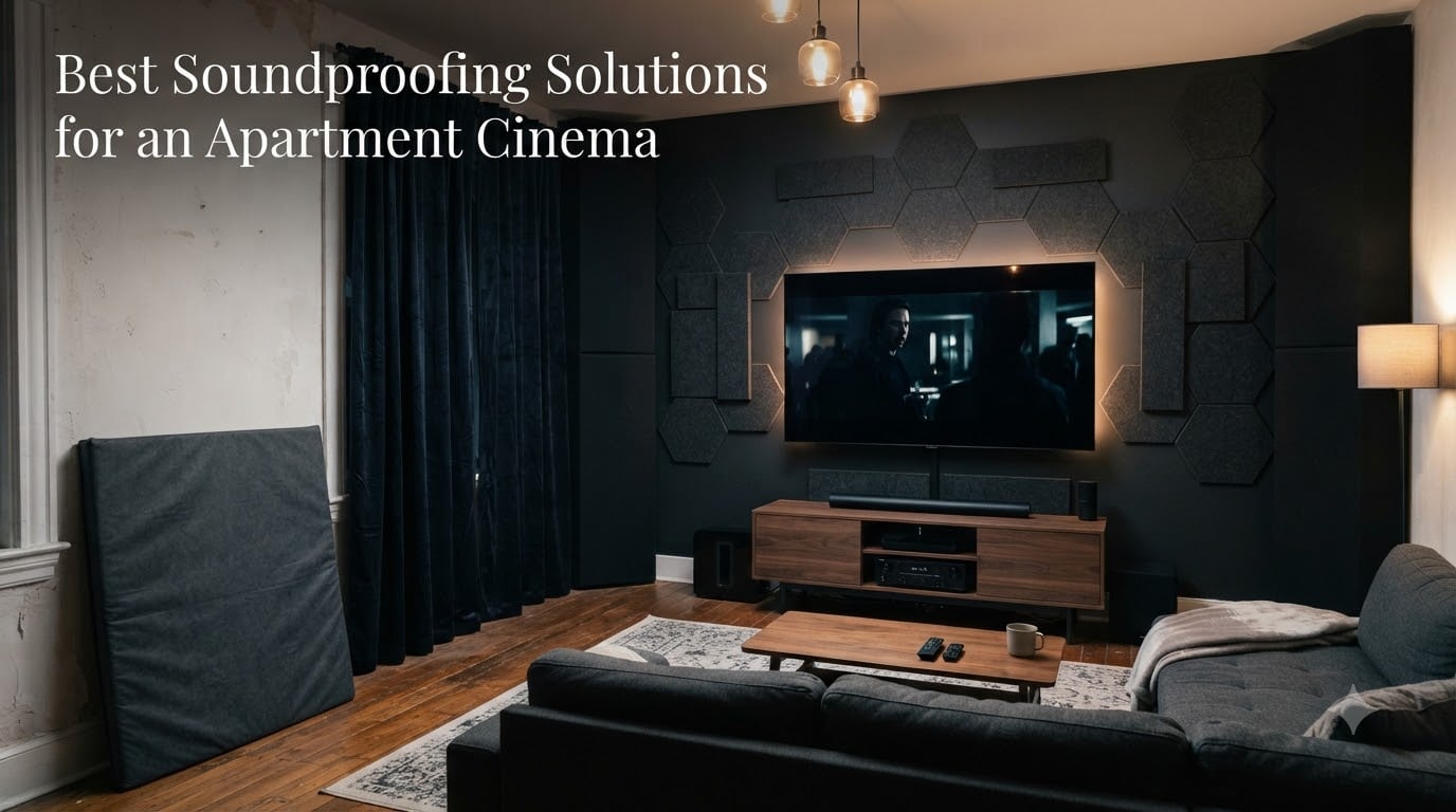 Best Soundproofing Solutions for an Apartment Cinema