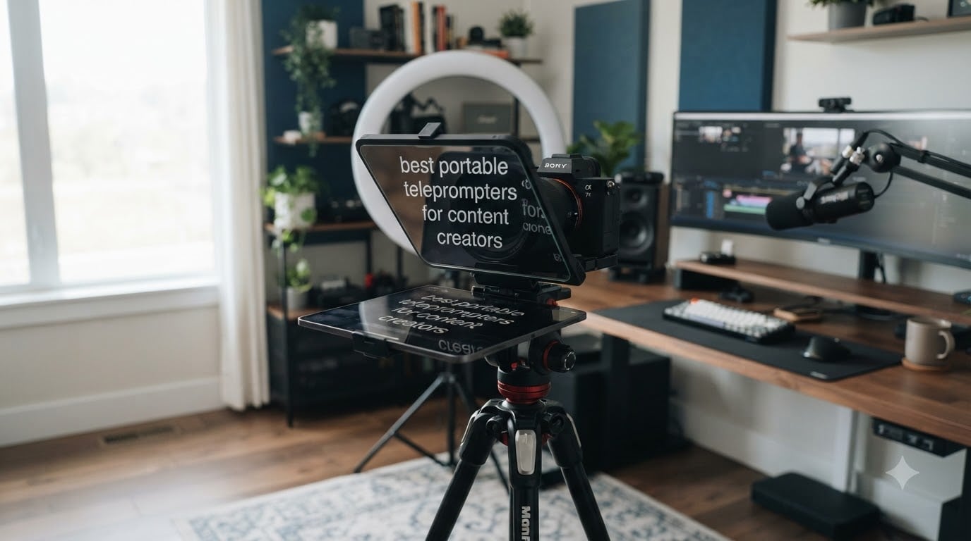 best portable teleprompters for content creators