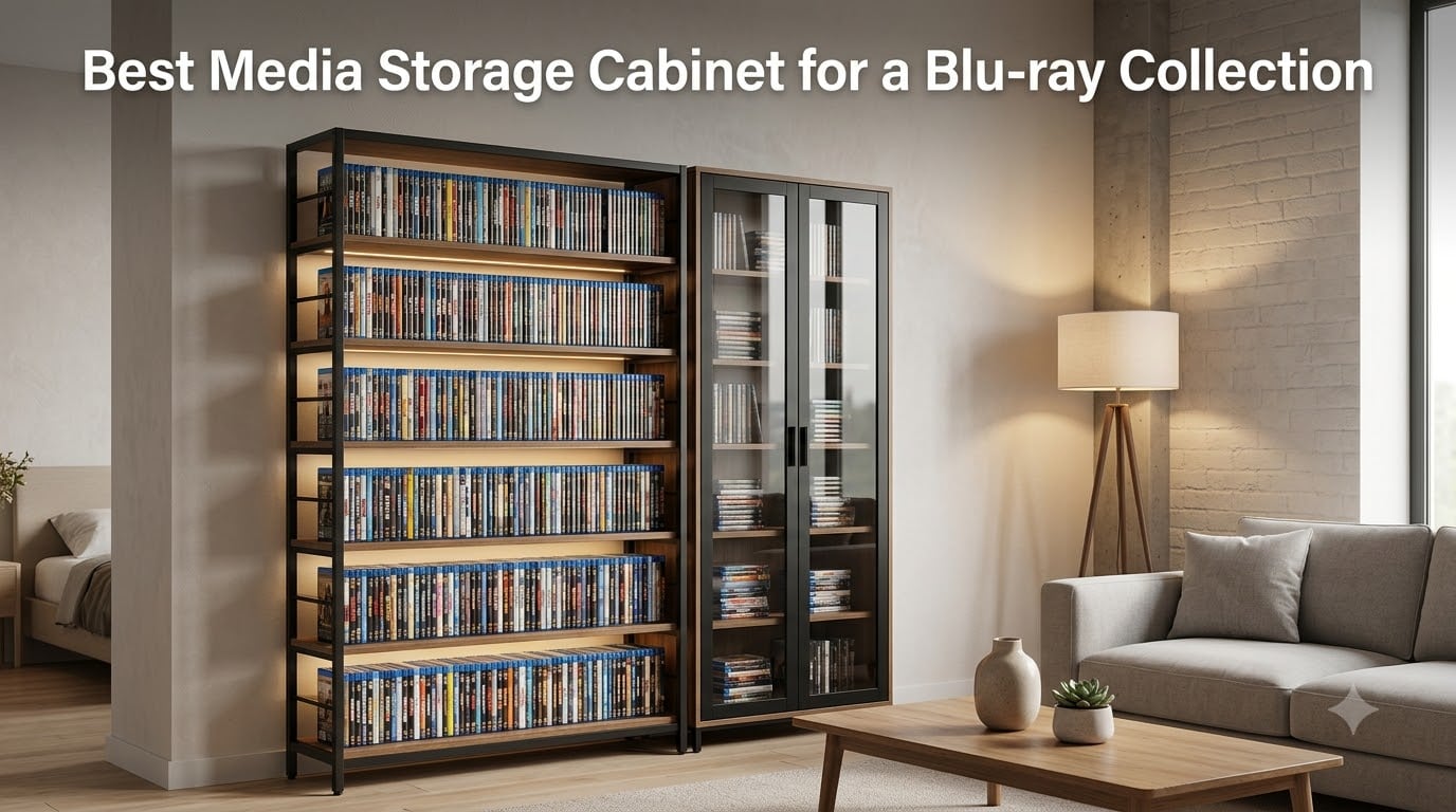 Best Media Storage Cabinet for a Blu-ray Collection