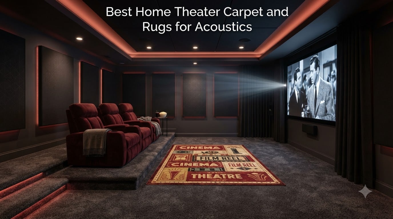 Best Home Theater Carpet and Rugs for Acoustics