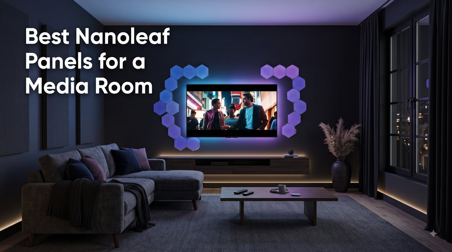 Best Nanoleaf Panels for a Media Room