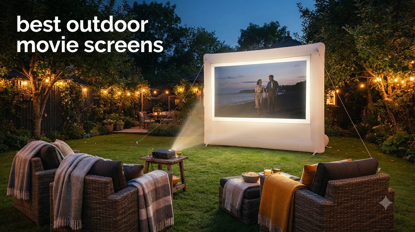 best outdoor movie screens