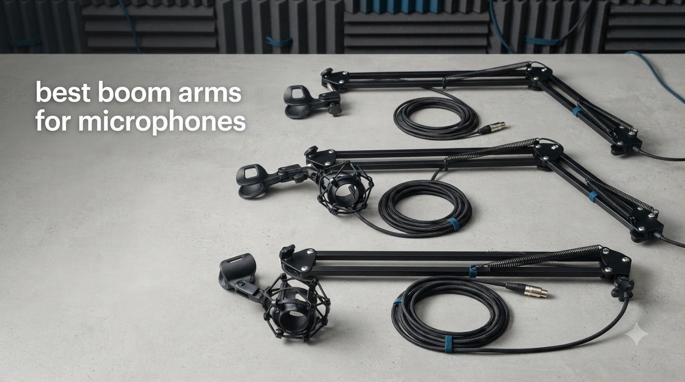 best boom arms for microphones