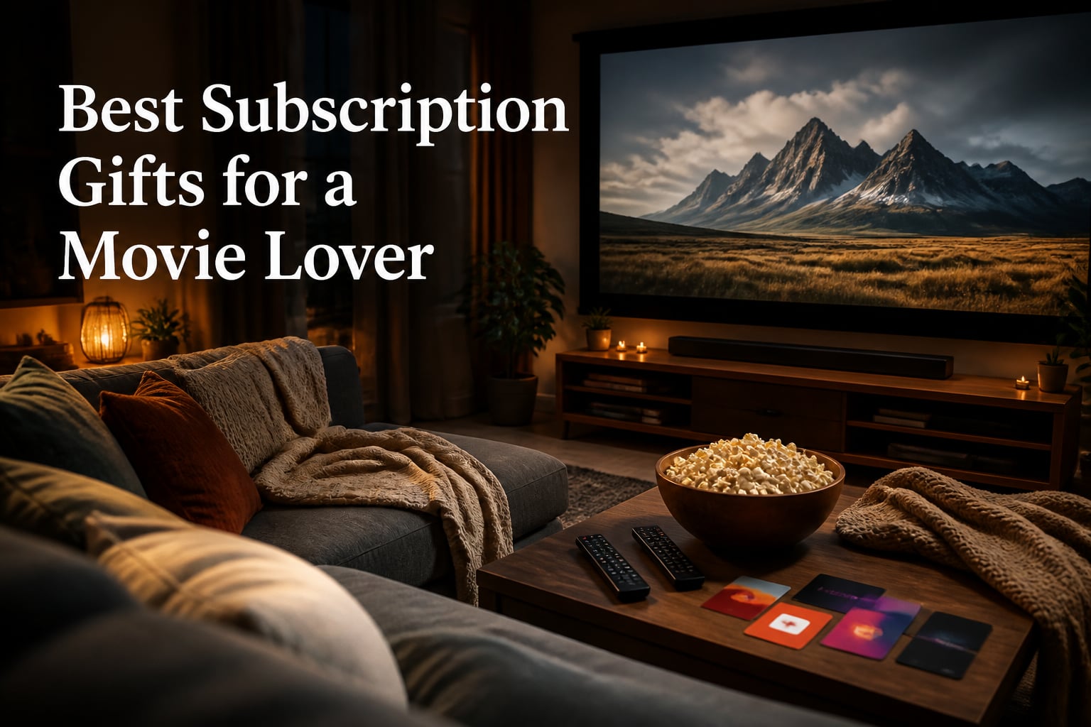 Best Subscription Gifts for a Movie Lover