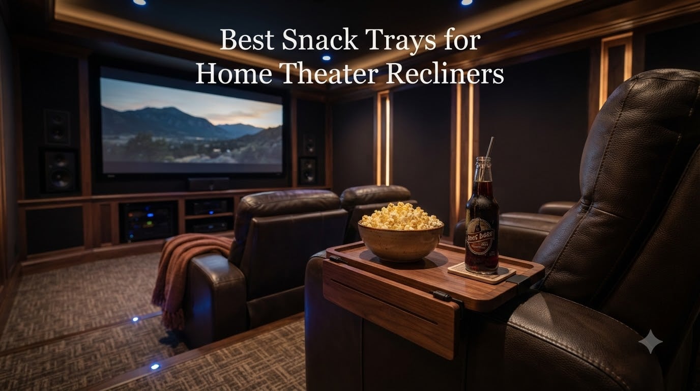 Best Snack Trays for Home Theater Recliners