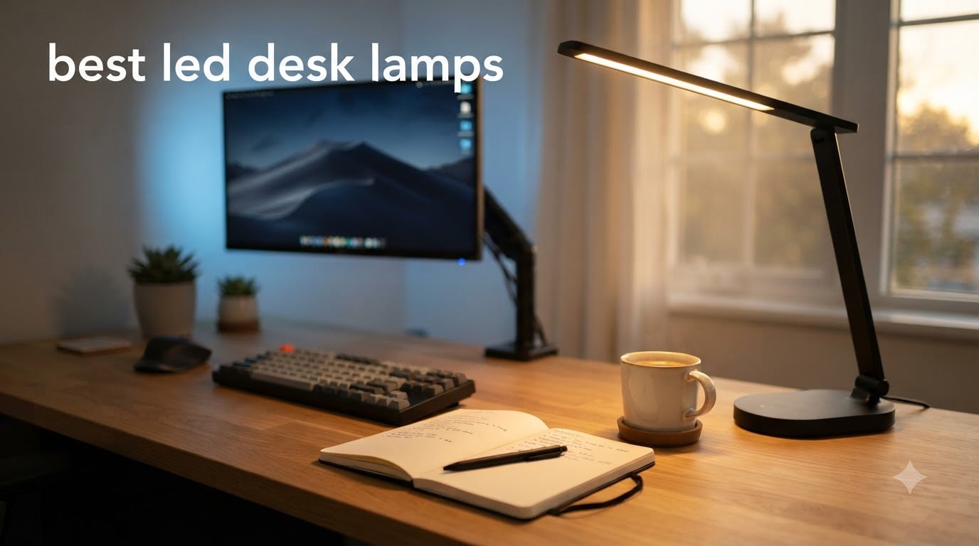 best led desk lamps