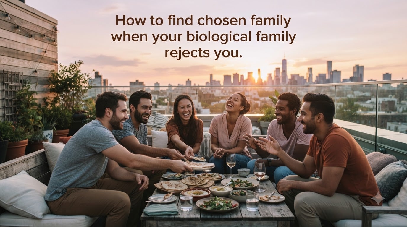 How to find chosen family when your biological family rejects you