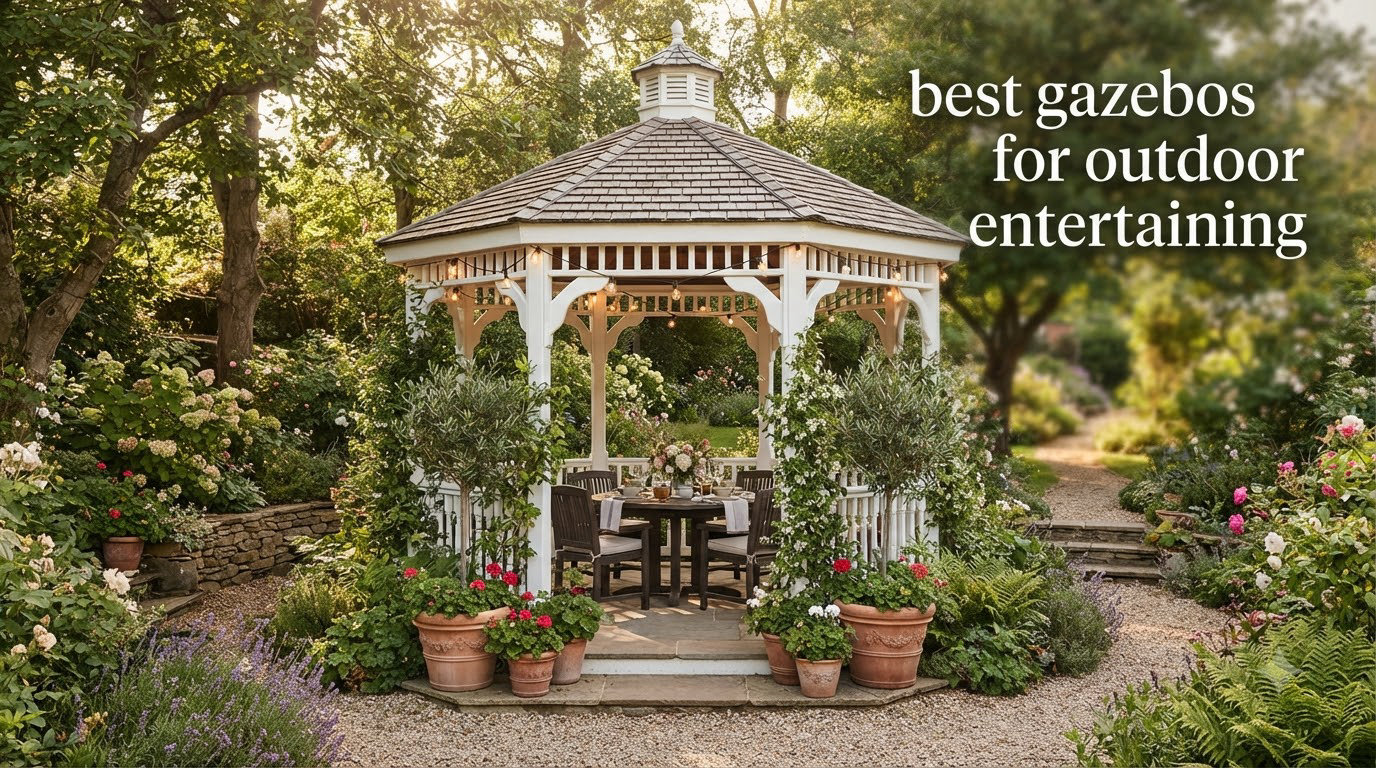 best gazebos for outdoor entertaining