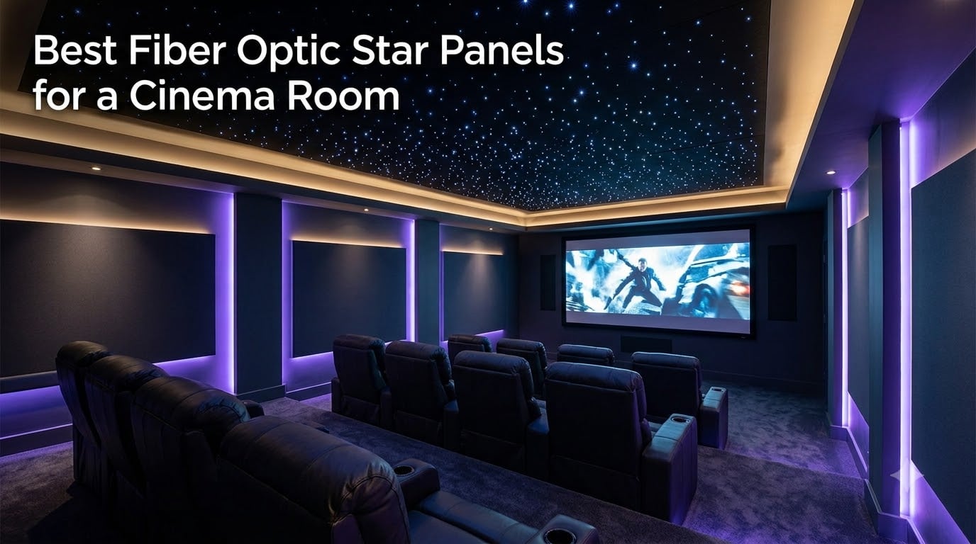 Best Fiber Optic Star Panels for a Cinema Room