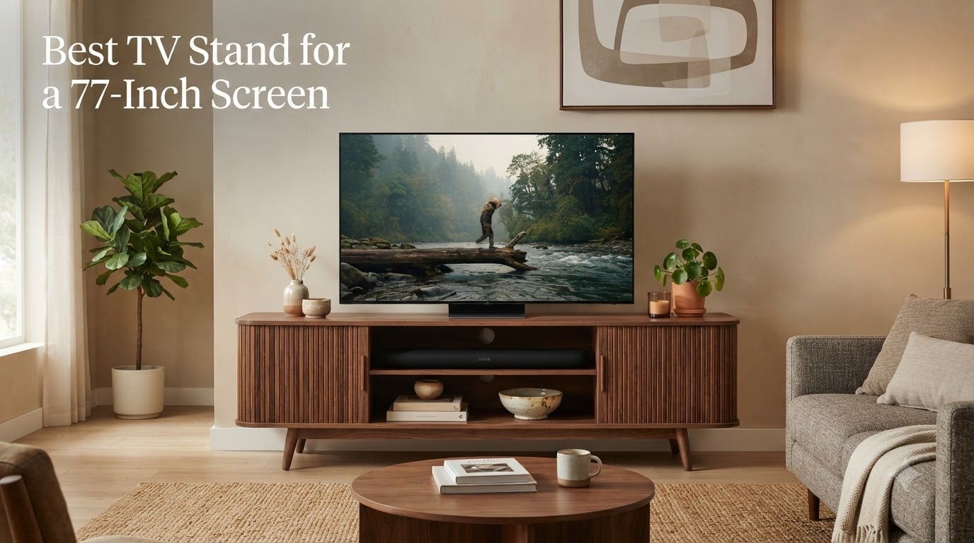 Best TV Stand for a 77-Inch Screen