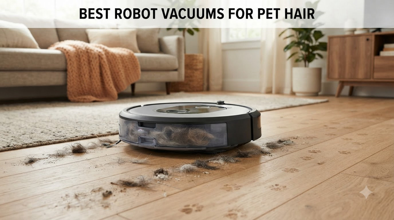 best robot vacuums for pet hair