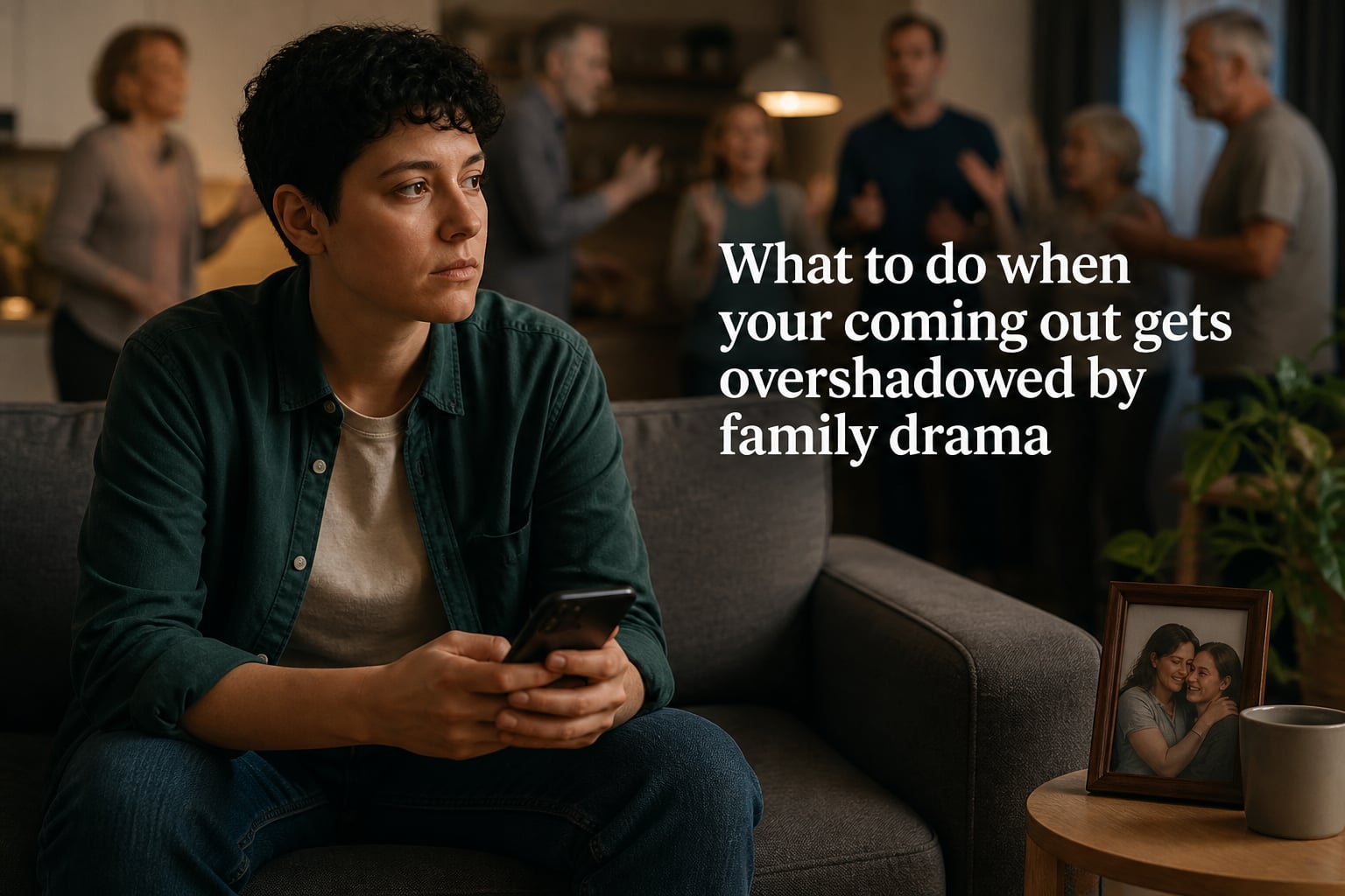 What to do when your coming out gets overshadowed by family drama