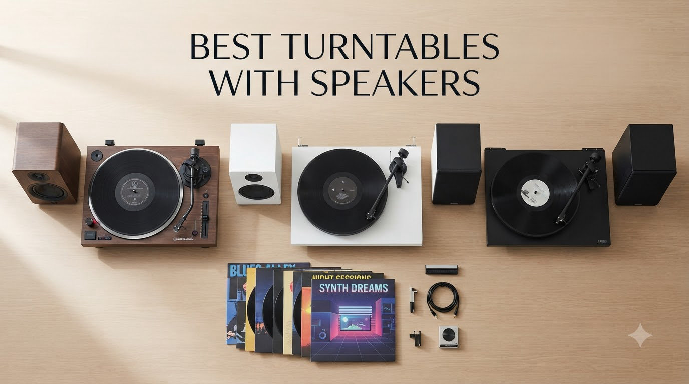 best turntables with speakers