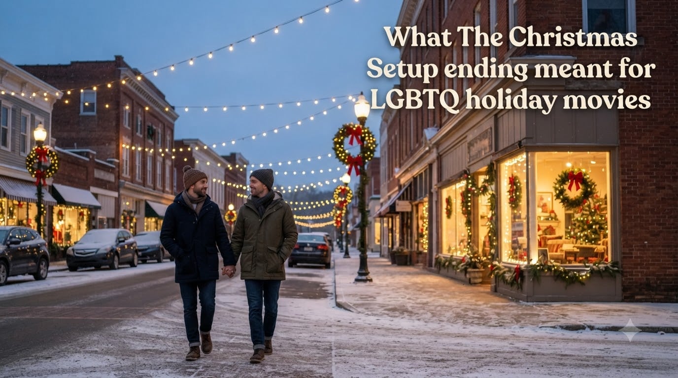 What The Christmas Setup ending meant for LGBTQ holiday movies