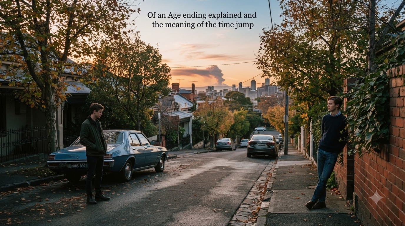 Of an Age ending explained and the meaning of the time jump